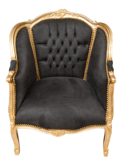 Biscottini Poltrona stile francese Luigi XVI in legno massello di faggio XVI, faggio,