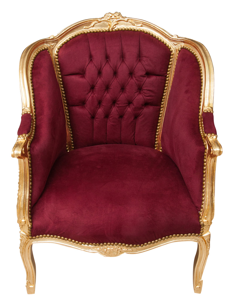 Biscottini Poltrona stile francese Luigi XVI legno massello di faggio XVI, faggio,