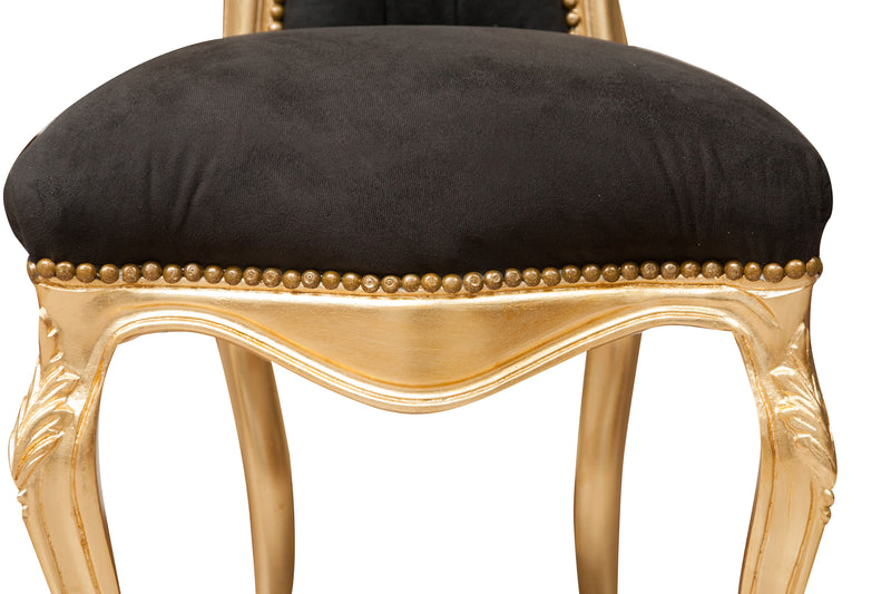 Biscottini Poltrona stile francese Luigi XVI in legno massello di faggio XVI, faggio,