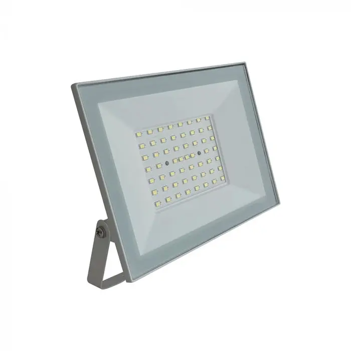 V-TAC Faro LED SMD 50W Slim E-Series con Driver Integrato Bianco 4000K IP65