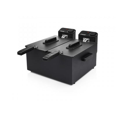 Princess Friggitrice A Olio Doppia 2x3lt Acciaio Inox Nero 3600w