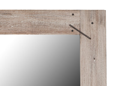 Biscottini Specchio da parete in legno massello RUSTICO effetto antico dipinto Offerta