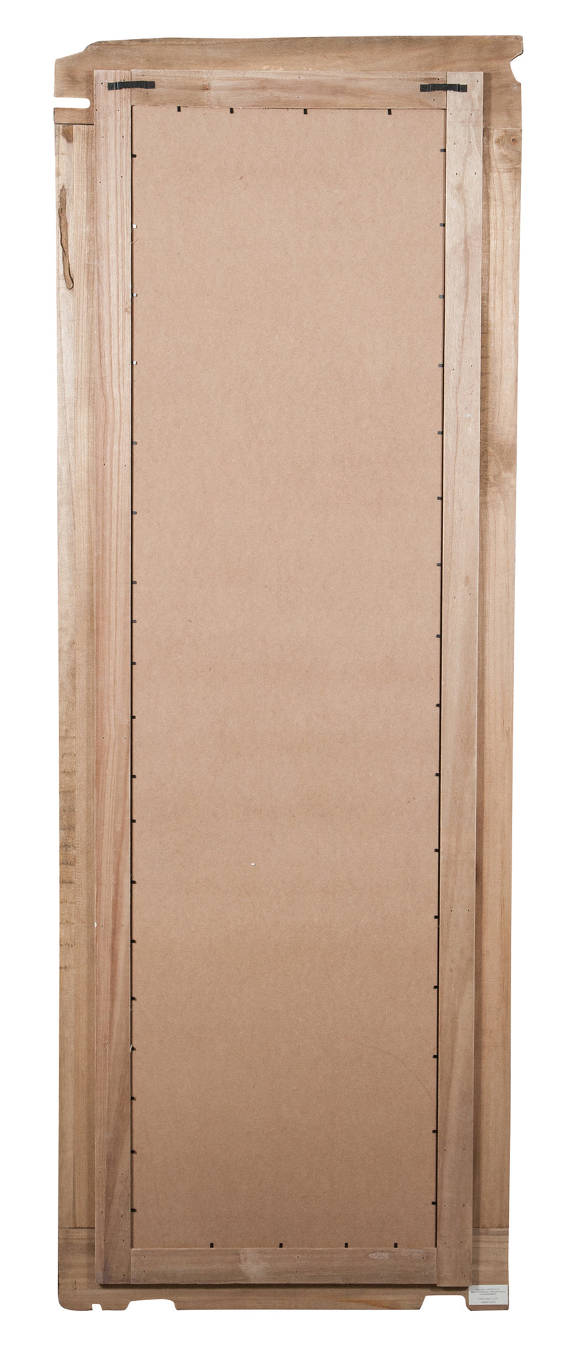 Biscottini Specchio da parete in legno massello L65,5xPR3,5xH180 cm. vecchio riciclato,