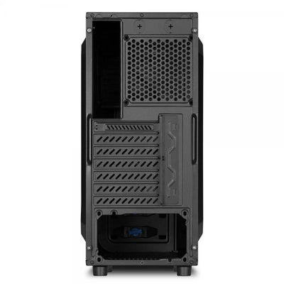 Case Sharkoon VS4-V - Atx, Micro/Mini Atx - Alimentatore NON presente - 2 porte USB 3.0 frontali, audio in/out - Nero