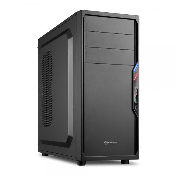 Case Sharkoon VS4-V - Atx, Micro/Mini Atx - Alimentatore NON presente - 2 porte USB 3.0 frontali, audio in/out - Nero
