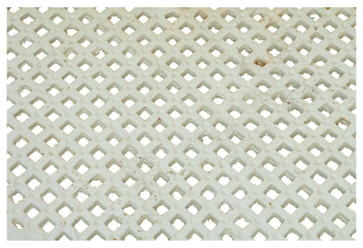 Biscottini Panchina Liberty in ghisa finitura bianca anticata 130x50x82 cm Robusta stabile