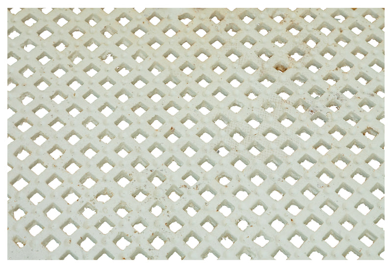 Biscottini Panchina Liberty in ghisa finitura bianca anticata 130x50x82 cm Robusta stabile