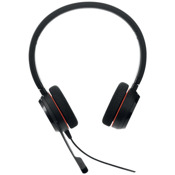 Jabra Evolve 20 MS Stereo Auricolare Cablato A Padiglione Ufficio USB tipo A Nero