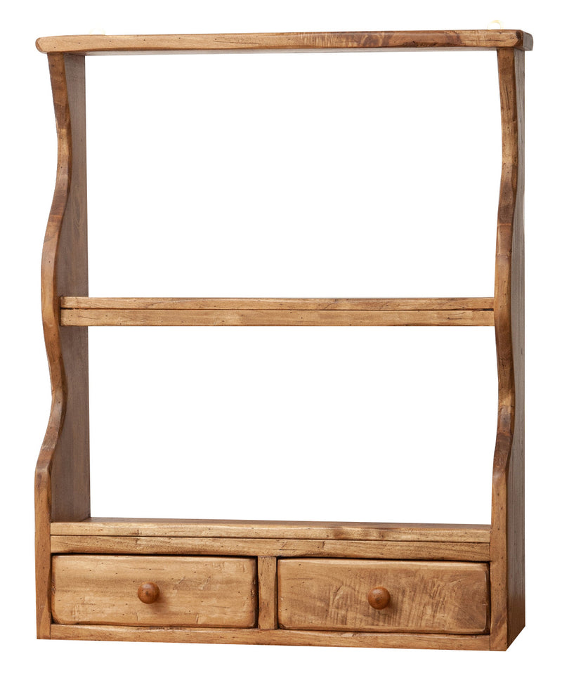 Biscottini Piattaia in legno massello di tiglio finitura naturale L53xPR20xH68 cm. Made in Italy