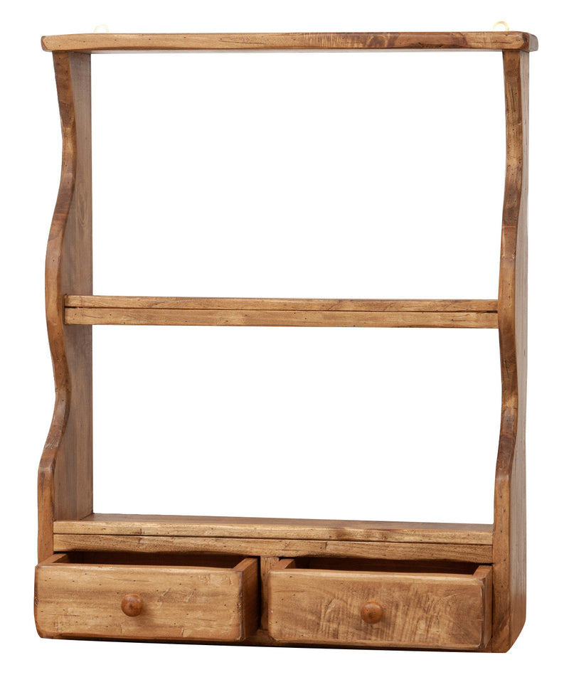 Biscottini Piattaia in legno massello di tiglio finitura naturale L53xPR20xH68 cm. Made in Italy