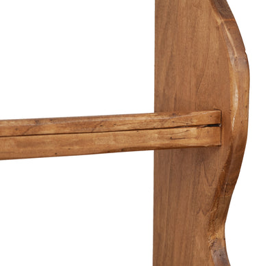 Biscottini Piattaia in legno massello di tiglio finitura naturale L53xPR20xH68 cm. Made in Italy