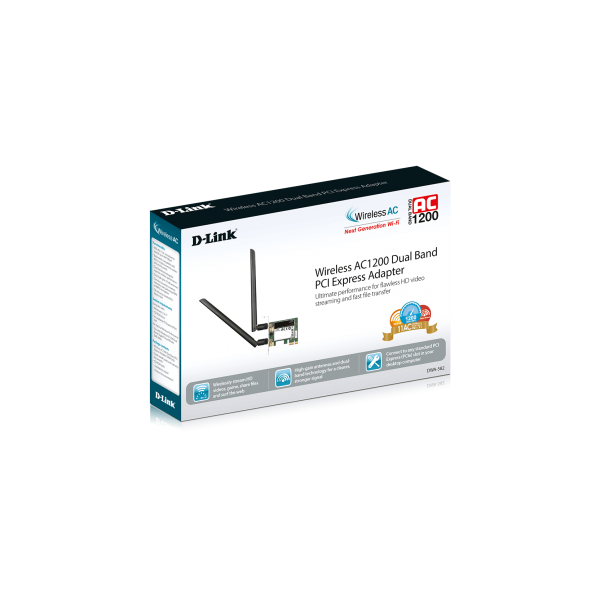 D-Link DWA-582 scheda di rete e adattatore Interno WLAN 867 Mbit/s