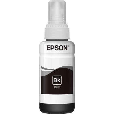 Cartuccia originale ad inchiostro Epson T6641 - Flacone di inchiostro originale per stampanti Epson Ecotank - Nero