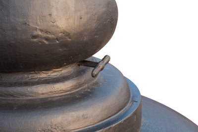 Biscottini Camino Stufa braciere a cipolla in fusione di ghisa Molto solido robusto