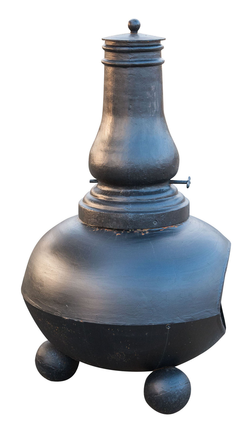 Biscottini Camino stufa braciere a cipolla in fusione di ghisa Molto solido robusto