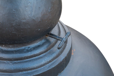 Biscottini Camino stufa braciere a cipolla in fusione di ghisa Molto solido robusto