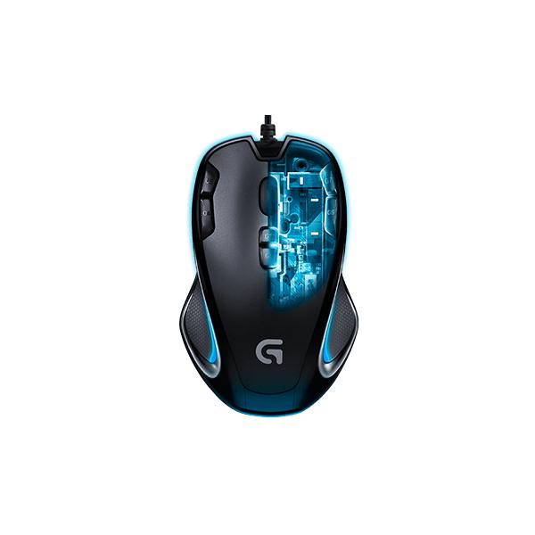 Logitech G300S - mouse - ottico - 9 pulsanti - cablato