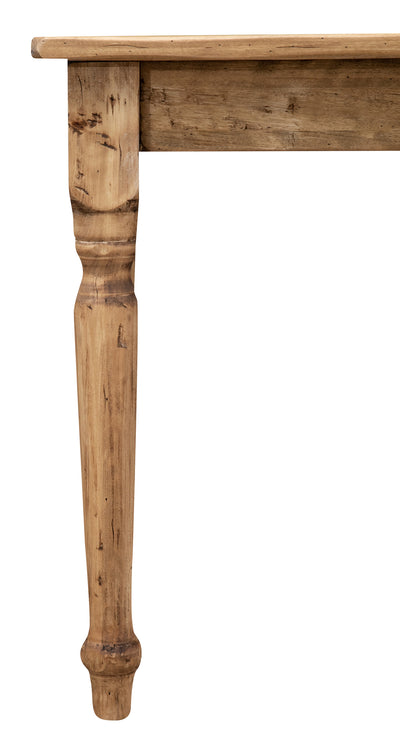 Biscottini Tavolo Country in legno massello di tiglio L70xPR70xH78 cm. Made in Italy