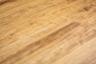 Biscottini Tavolo Country allungabile in legno massello di tiglio L220xPR100xH80 cm. Made in Italy
