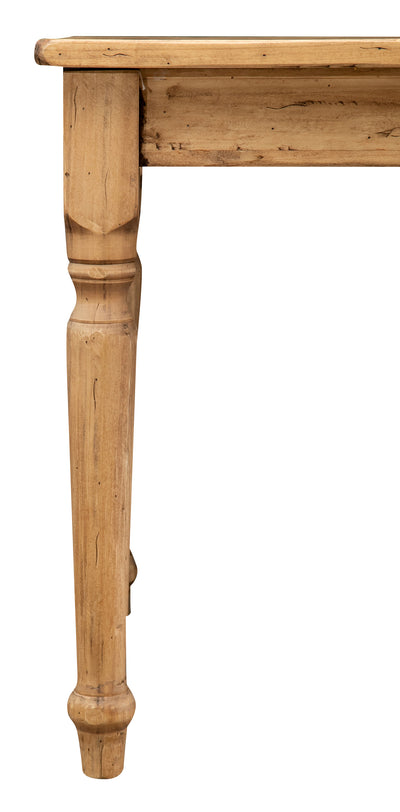 Biscottini Tavolo fisso Country in legno massello di tiglio. Made in Italy rettangolare