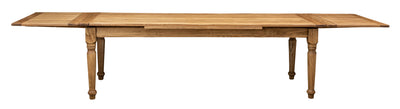 Biscottini Tavolo Country allungabile legno massello di tiglio finitura naturale. Made in Italy