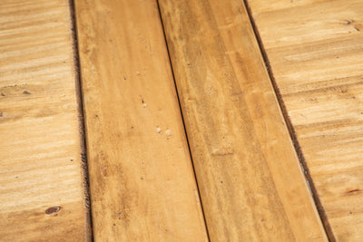 Biscottini Tavolo Country allungabile legno massello di tiglio finitura naturale. Made in Italy