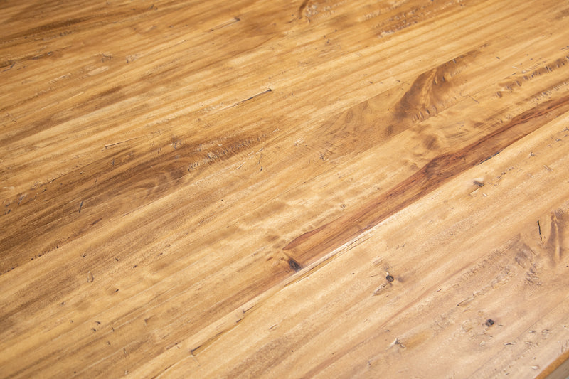 Biscottini TAVOLO COUNTRY RUSTICO IN LEGNO MASSELLO DI TIGLIO FINITURA NATURALE Offerta