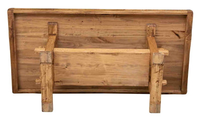 Biscottini TAVOLO COUNTRY RUSTICO IN LEGNO MASSELLO DI TIGLIO FINITURA NATURALE Offerta