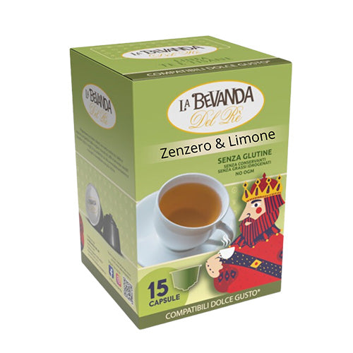 BEVANDA DEL RE ZENZERO E LIMONE DG 15PZ