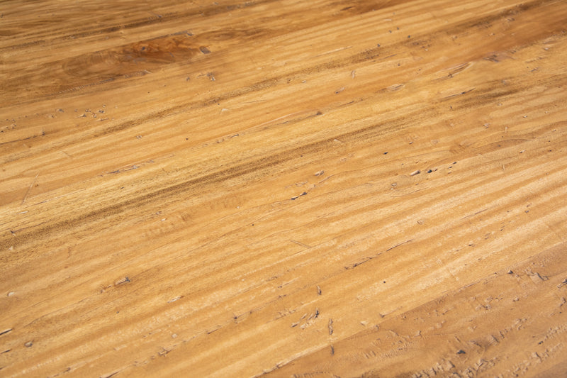 Biscottini TAVOLO RUSTICO IN LEGNO MASSELLO DI TIGLIO FINITURA NATURALE rettangolare