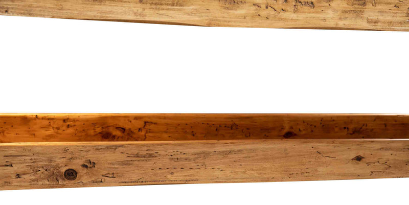 Biscottini TAVOLO COUNTRY IN LEGNO MASSELLO DI TIGLIO FINITURA NATURALE rettangolare