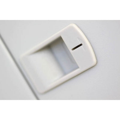 Armadio Rack 19'' a muro 12 unità due sezioni Grigio