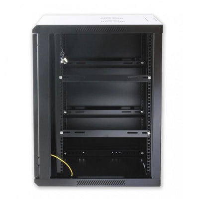Armadio Rack 19'' a muro 12 unità sezione unica prof. 450mm Nero