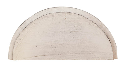 Biscottini Mensola a muro in legno finitura bianco anticato RIGHE Made in Italy Offerta