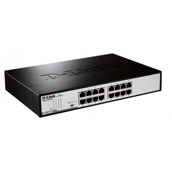 Switch16 porte Gigabit 1000 BASE T Rame connettore RJ-45 - Desktop