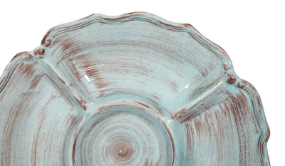 Biscottini ANTIPASTIERA CENTRO TAVOLA IN CERAMICA DI BASSANO MADE IN ITALY