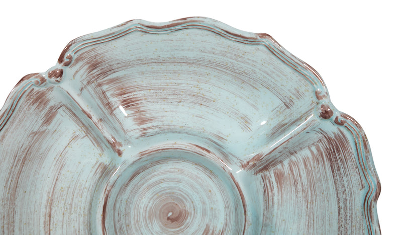 Biscottini ANTIPASTIERA CENTRO TAVOLA IN CERAMICA DI BASSANO MADE IN ITALY