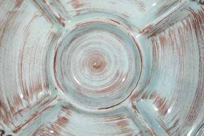 Biscottini ANTIPASTIERA CENTRO TAVOLA IN CERAMICA DI BASSANO MADE IN ITALY