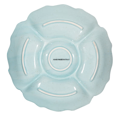 Biscottini ANTIPASTIERA CENTRO TAVOLA IN CERAMICA DI BASSANO MADE IN ITALY