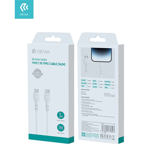 CAVO DEVIA TYPE-C A TYPE-C 5V 3A 1MT