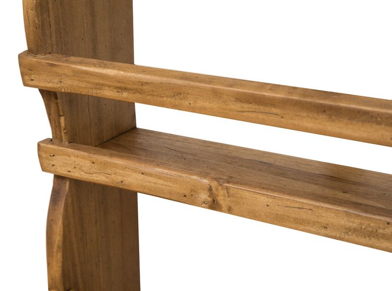 Biscottini PIATTAIA COUNTRY IN LEGNO MASSELLO DI TIGLIO FINITURA NATURALE L85XPR15XH65 CM. MADE IN ITALY