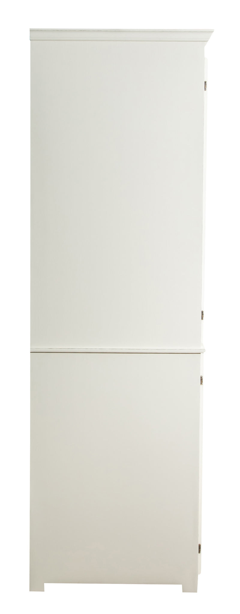 Biscottini CREDENZA CUCINA IN LEGNO MASSELLO DI TIGLIO FINITURA BIANCA ANTICATA L130XPR60XH115 CM. MADE IN ITALY