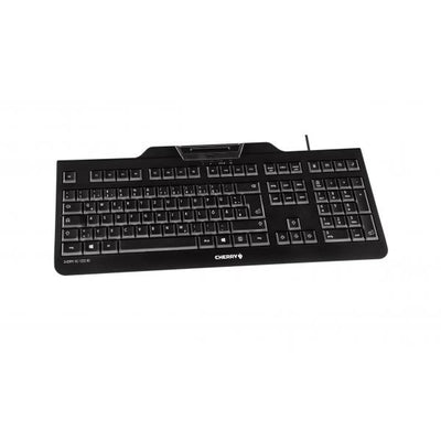 CHERRY KC 1000 SC tastiera Ufficio USB QWERTY Inglese US Nero (KC 1000 SC US/ENG wh KEYBOARD - USB KEYBOARD USB - Warranty: 12M)