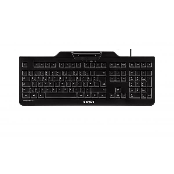 CHERRY KC 1000 SC tastiera Ufficio USB QWERTY Inglese US Nero (KC 1000 SC US/ENG wh KEYBOARD - USB KEYBOARD USB - Warranty: 12M)