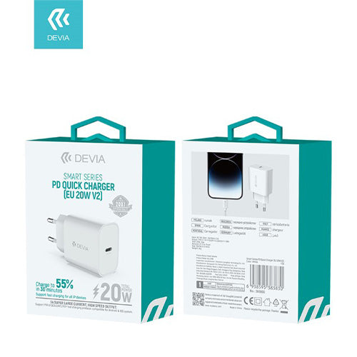 CARICA BATTERIE USCITA TIPO-C RAPIDA 20W
