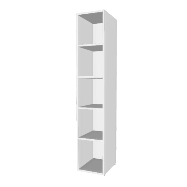 Armadi e Contenitori EDERA per composizione armadiatura chiusa (con fondo) MODULO BASE rettangolare larga36,6 profonda45 alta193cm, a5comparti