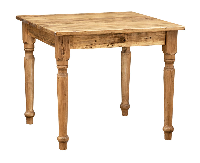 Biscottini Tavolo Country in legno massello di tiglio. Made in Italy quadrato Adatto