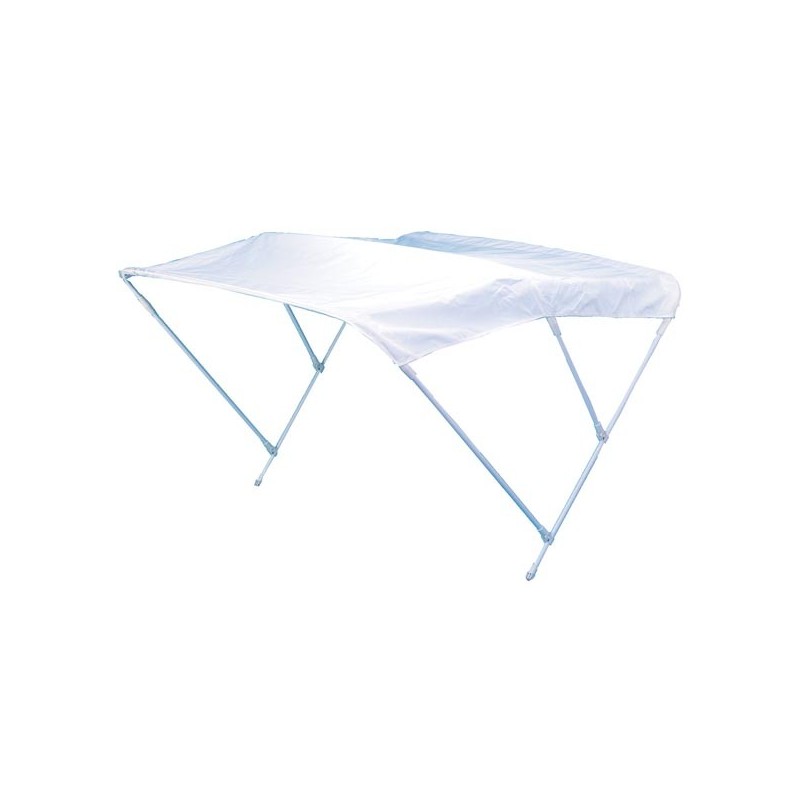 Capottina Sombrero Bianca Strong 3 Archi Cm 180