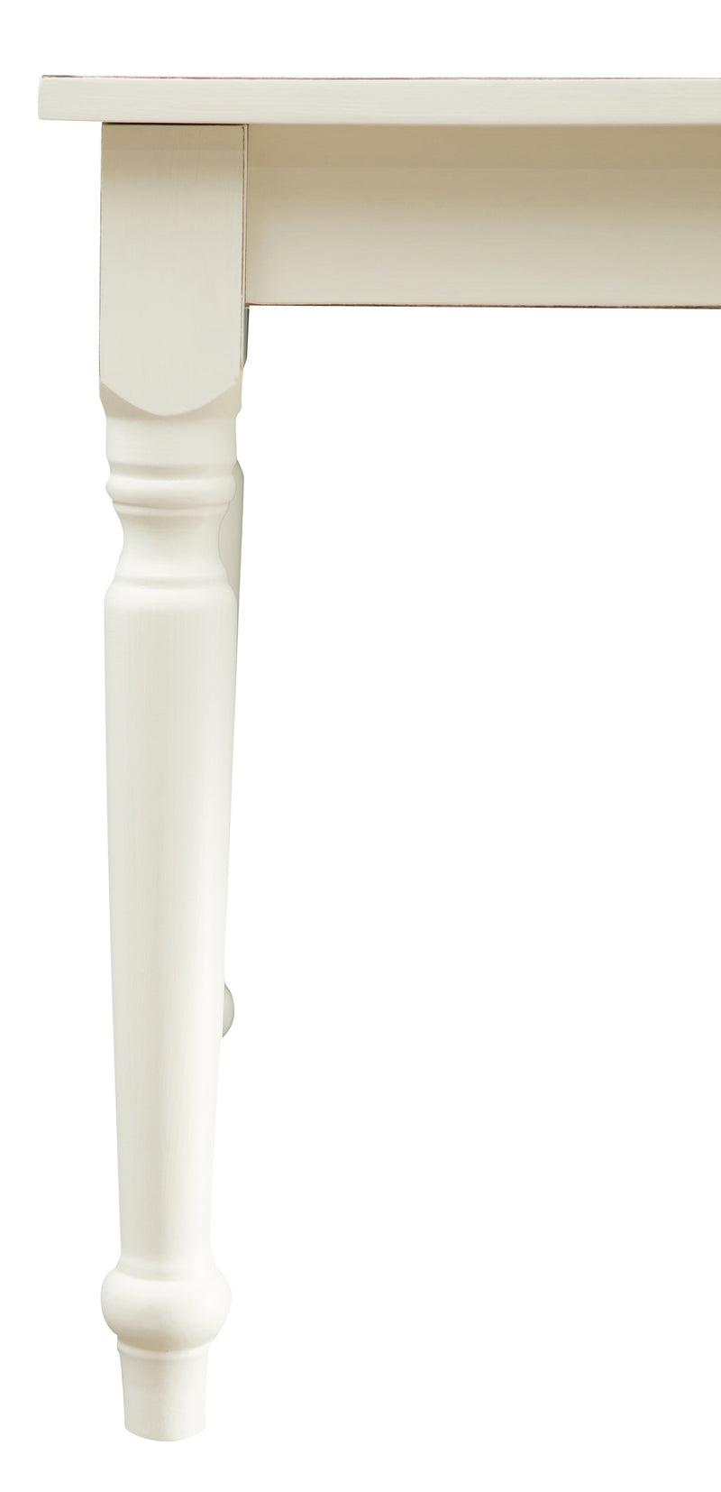 Biscottini Tavolo Country in legno massello di tiglio finitura bianca anticata L90xPR90xH78 cm. Made in Italy