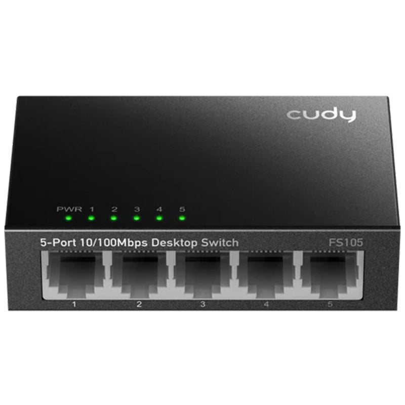 CUDY FS105 - 5-PORT 10/100 MBPS METAL SWITCH